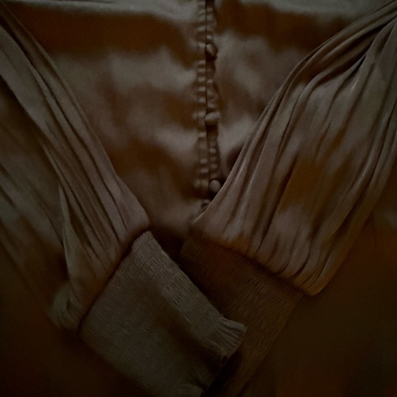 Rachel Zoe Black Button Down Shirt - Picture 4 of 6